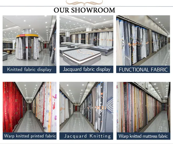 Tessuto per materassi in jersey singolo 90% poliestere 10% spandex Tessuto ignifugo per materassi