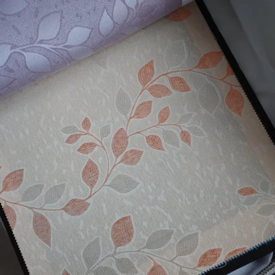 Tende per la casa di alta qualità e in vendita calda, tessuto per tende jacquard in poliestere al 100% con motivo Hojitas