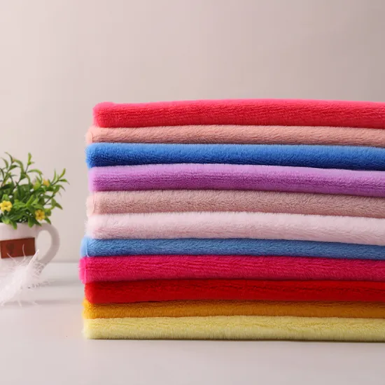 Tessuto Minky corto e felpato con stampa digitale personalizzata MOQ 2021, stampa splendida su entrambi i lati, per coperte